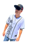 Taino Symbols Puerto Rico Baseball Jersey – Special Edition Graphite Design
