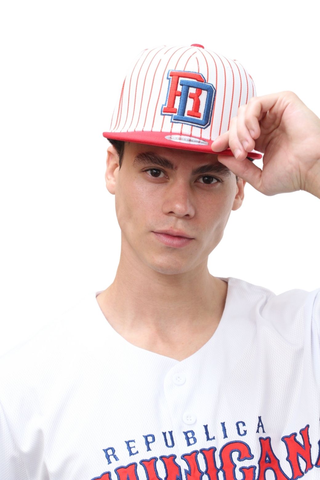 HeadzFlex Republica Dominicana Coat of Arms |Structured Crown, Embroidered , Flatbill