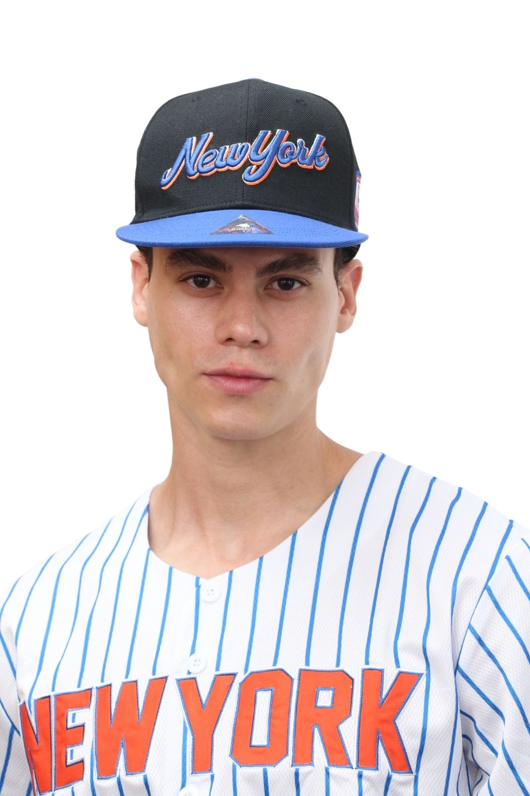 New York Manhattan Snapback Cap Structured Crown, Adjustabl