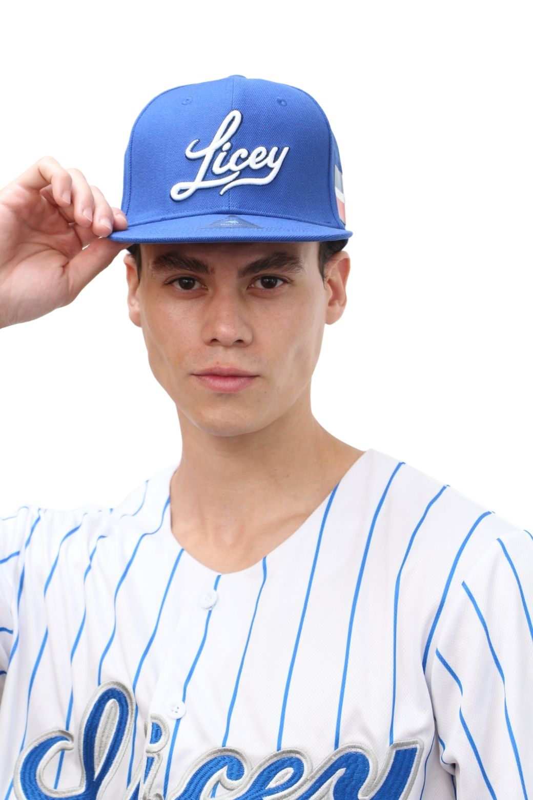 HeadzFlex Tigres de  Licey Blue|Structured Crown, Embroidered Tigre, Flatbill,