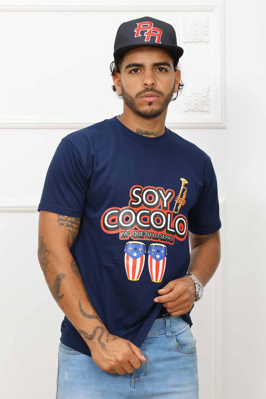 Soy Cocolo" Salsa T-Shirt – Celebrating Puerto Rican Culture in Premium Cotton