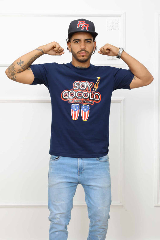 Soy Cocolo" Salsa T-Shirt – Celebrating Puerto Rican Culture in Premium Cotton