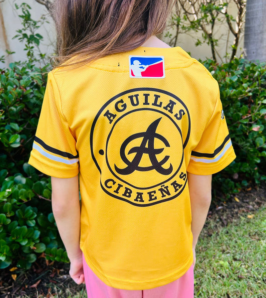 HEADZ FLEX Aguilas Dominican Republic Baseball Jersey for Youth - Children