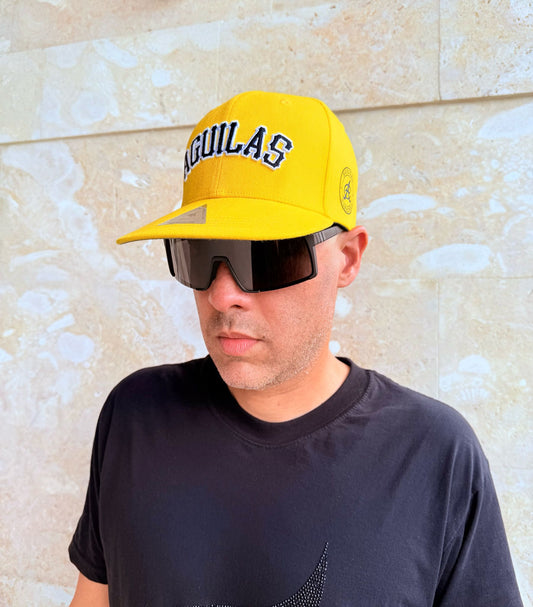 Aguilas hat Embroidery Yellow in men