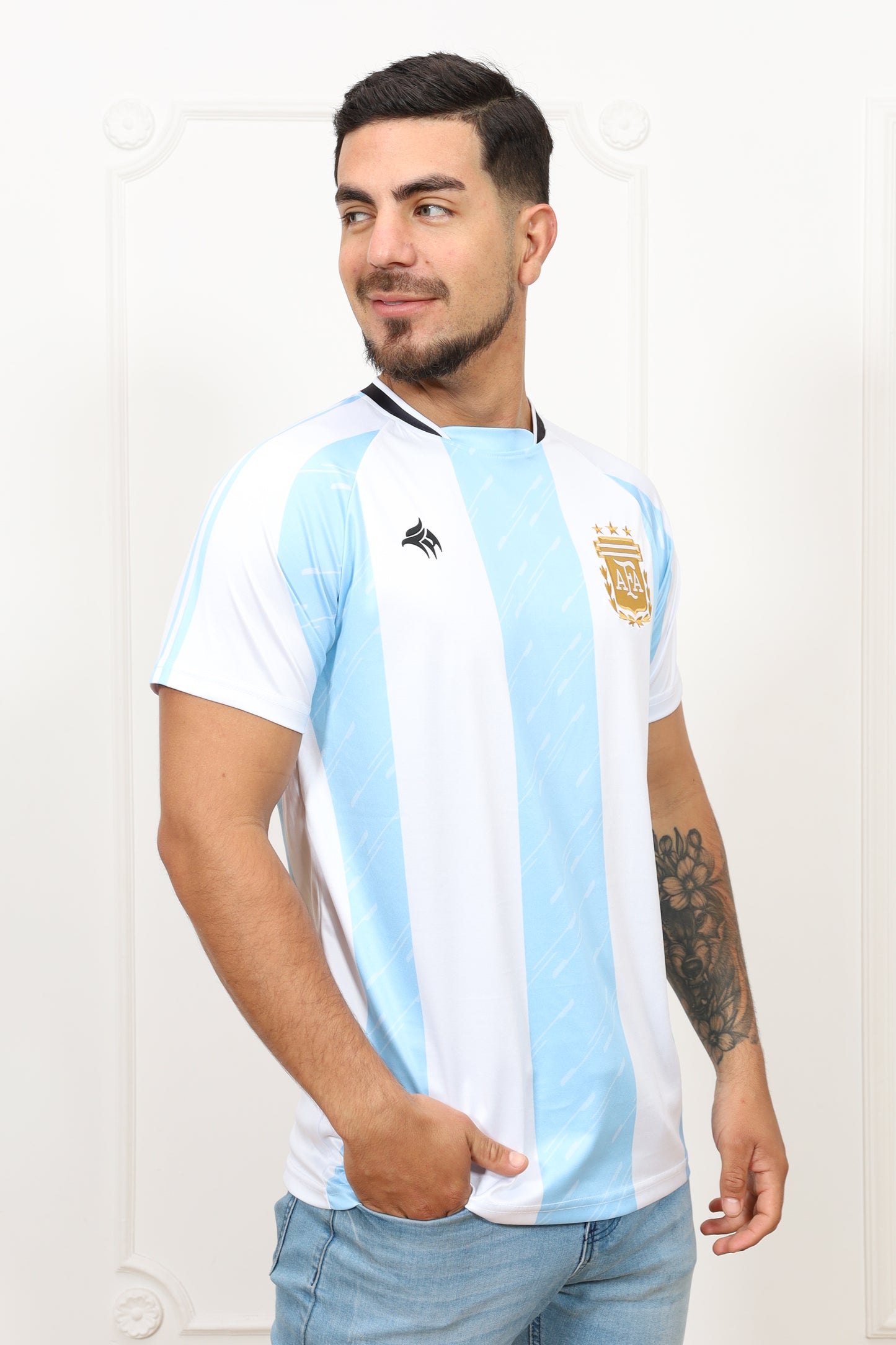 Headz Flex Argentina Soccer Jersey - Classic Version | Lightweight Short Sleeve