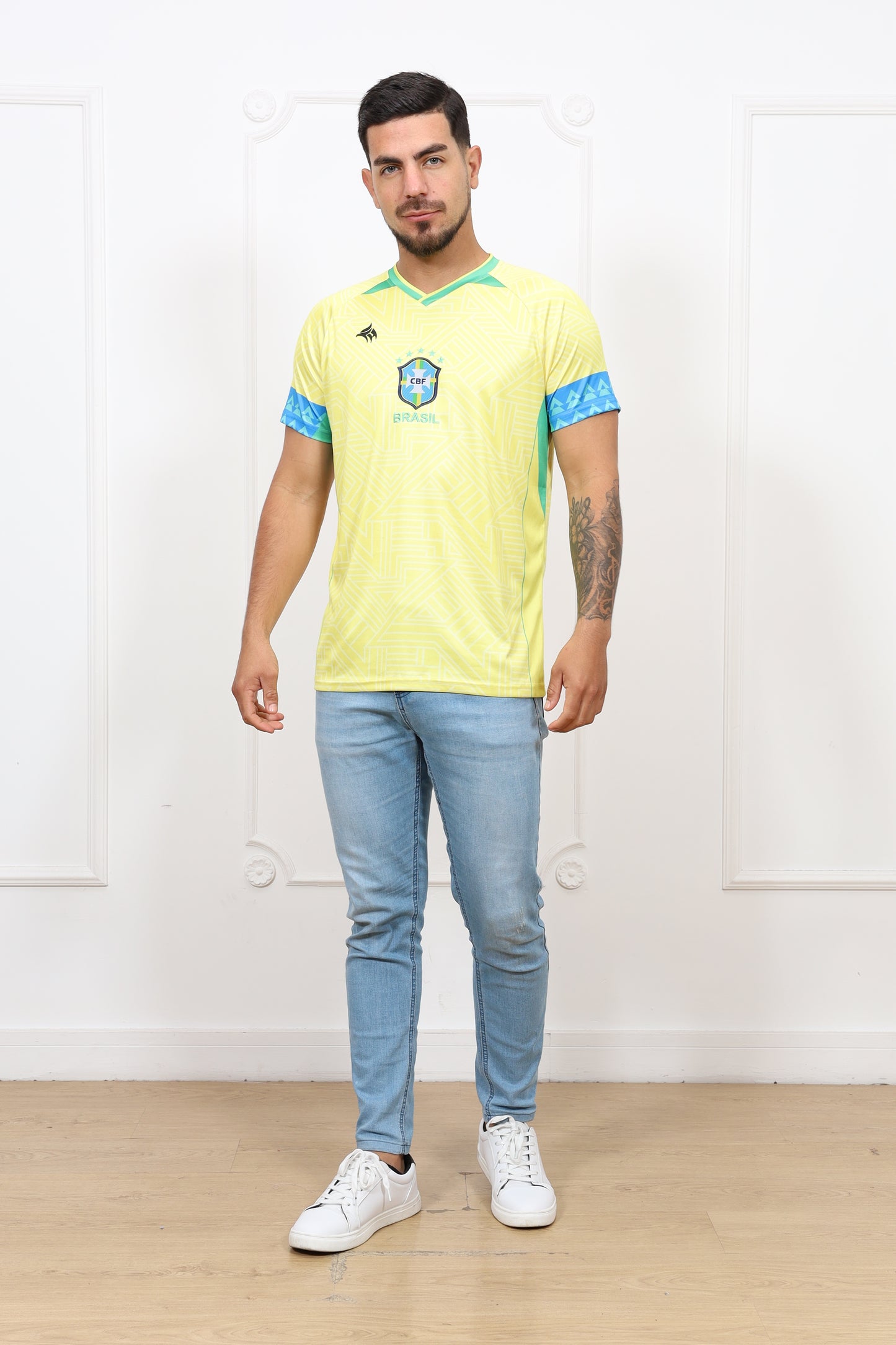 Headz Flex Brasil Soccer Jersey - Classic Version | Lightweight Short Sleeve