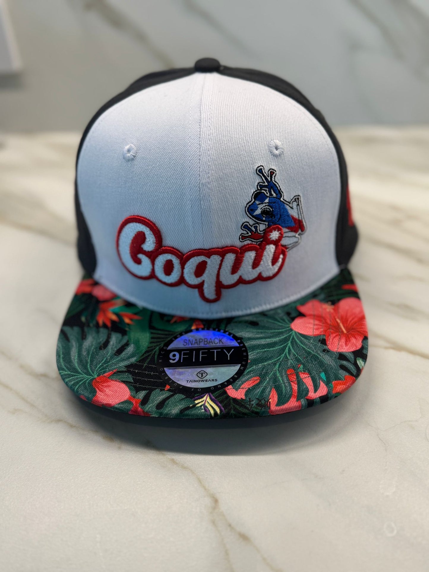 Puerto Rico Coqui Flower Baseball snapback snapback