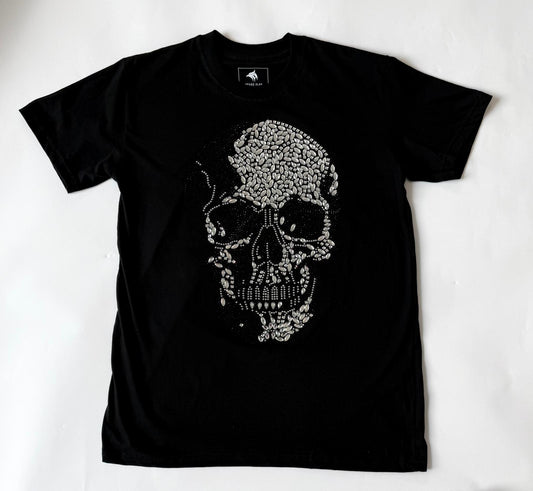 HeadzFlex Premium Skull  Swarovski Bean T-Shirt – Exclusive Collection