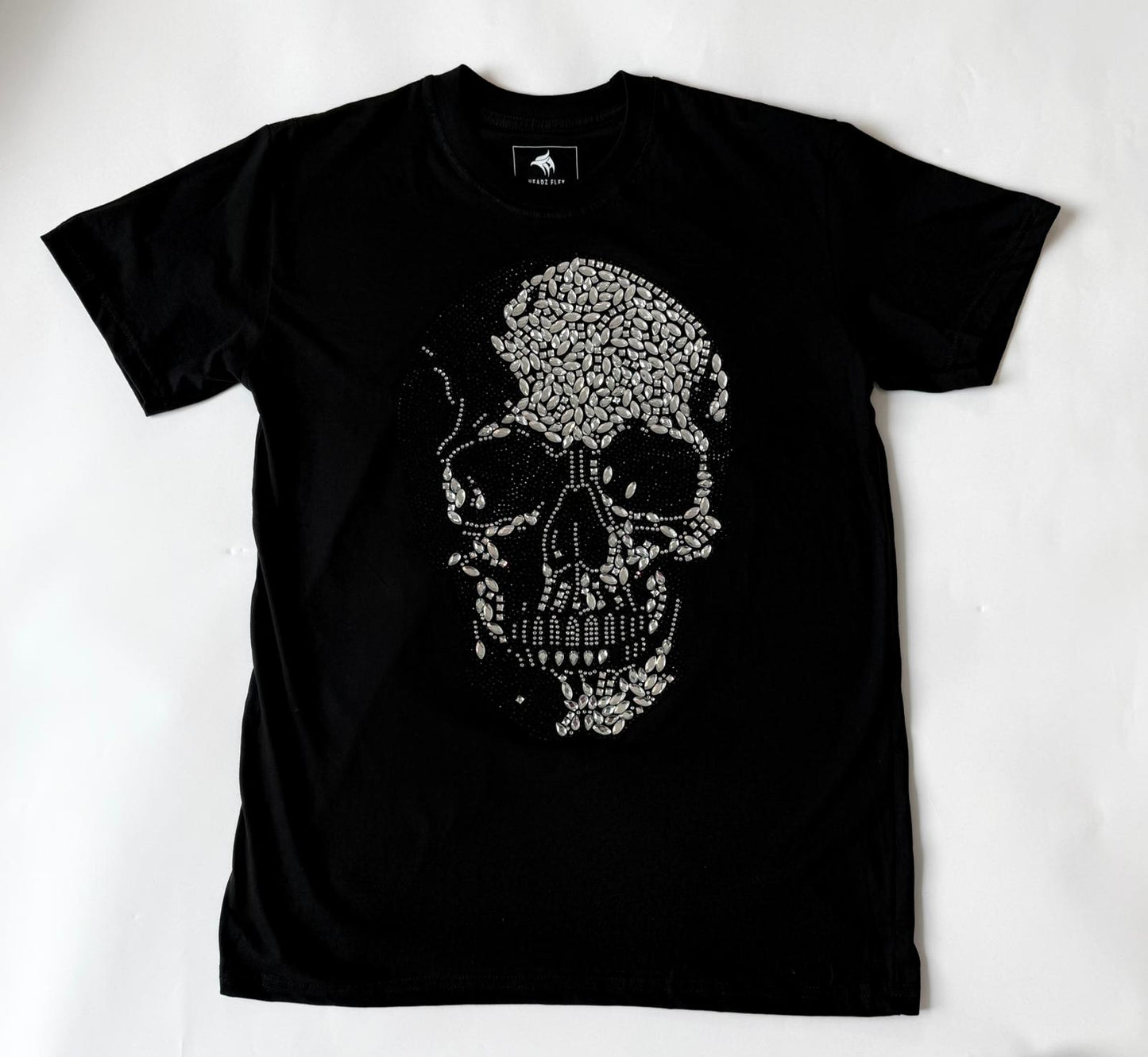 HeadzFlex Premium Skull Swarovski Bean T-Shirt – Exclusive Collection
