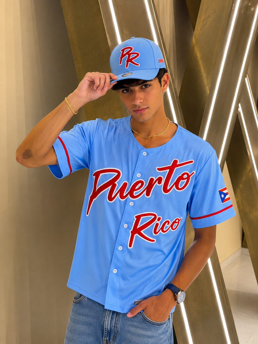 Puerto Rico Sky Blue Snapback Hat – PR Embroidered Baseball Cap
