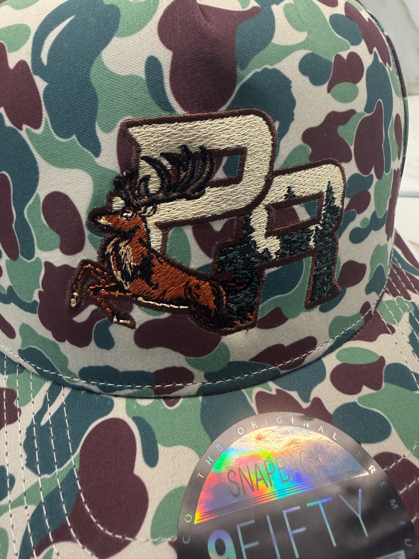 Puerto Rico Camouflage Hat – Water Resistant PR Embroidered Snapback Cap Adjustable Camo Baseball Hat for Men Women Streetwear