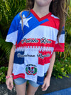 Puerto Rico-Dominican Republic Jersey – Dual Flag Design, Lightweight Children & Youth