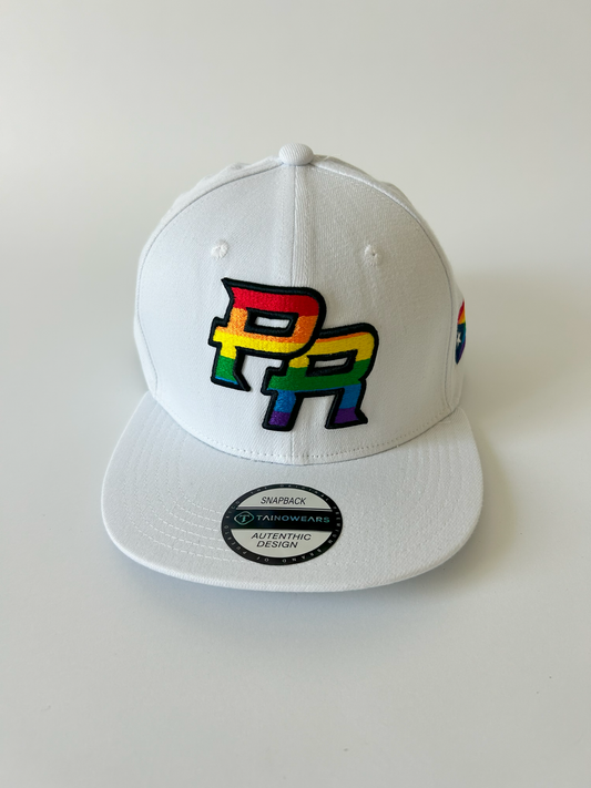 PR Rainbow, LGTBI+ Gay Lesbian Pride Streachable Baseball Cap