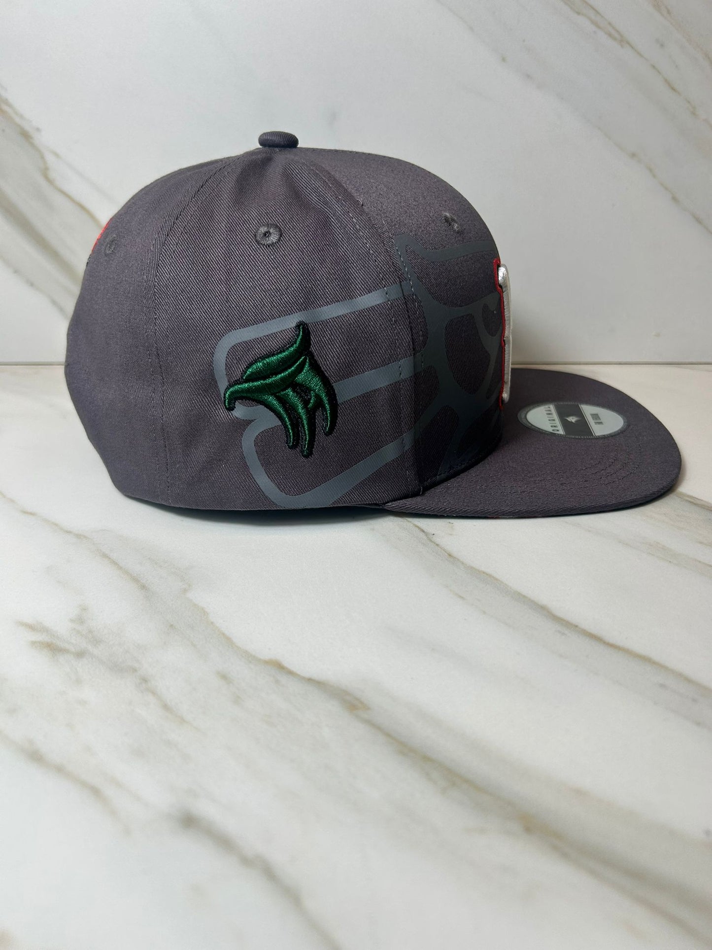 Mexico Hat   M  Embroidery Cap , Grey, Gorra de Mexico-Snapback Adjustable - Unisex 7 1/8