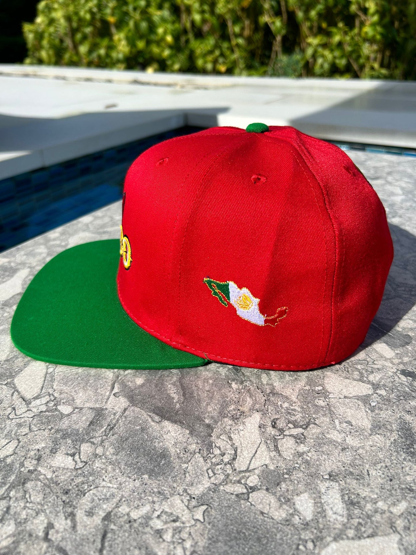 Headz Flex Mexico Eagle Cap – 5D Embroidered Snapback with Maya Symbol Brim