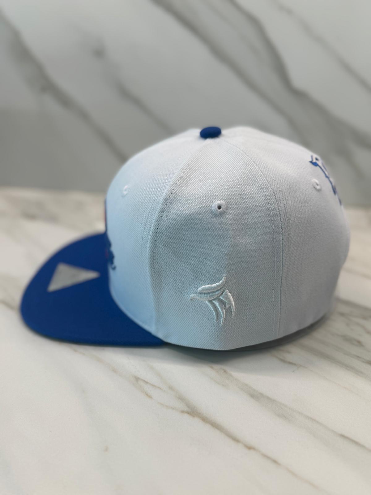 Dodgers Snapback Cap Structured Crown, Adjustable (Fan Version) white Blue