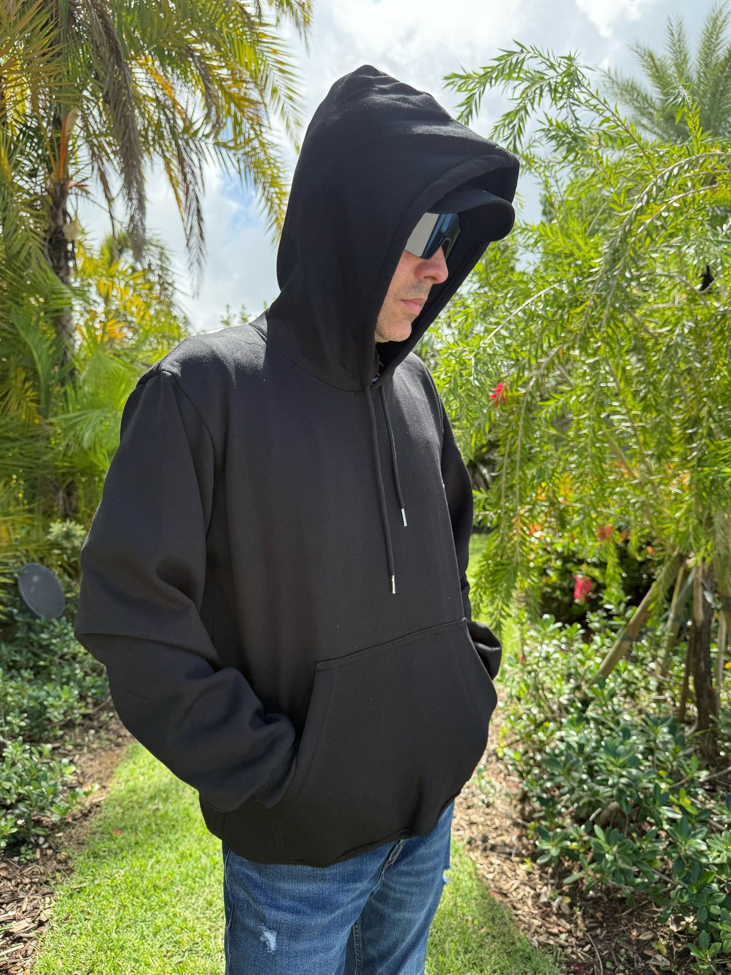 Peruvian Cotton Rhinestone Skull Hoodie – Limited Edition