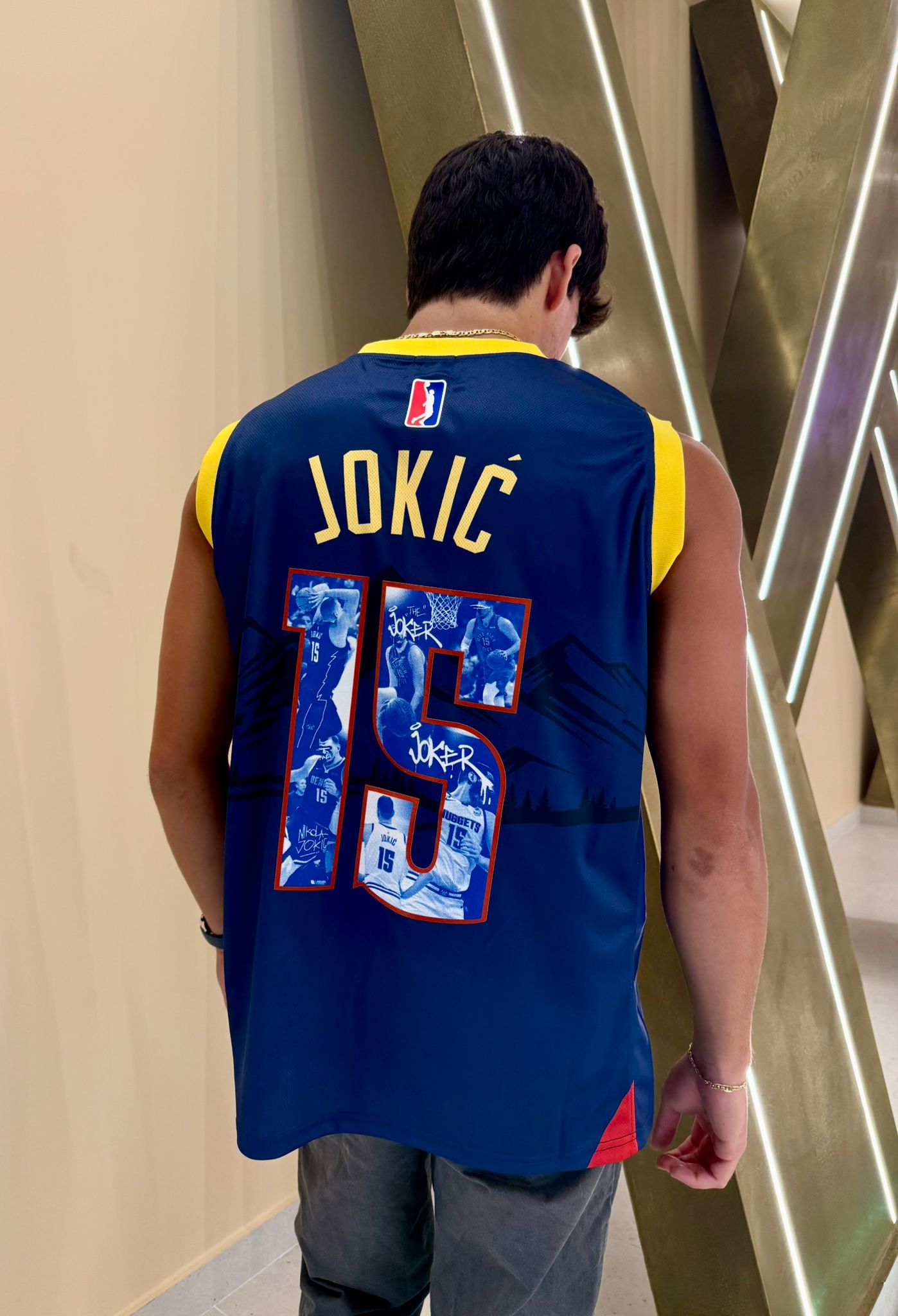 Denver Blue Basketball Jersey #15 – Lightweight, Breathable, Streetwear Style for Men & Youth