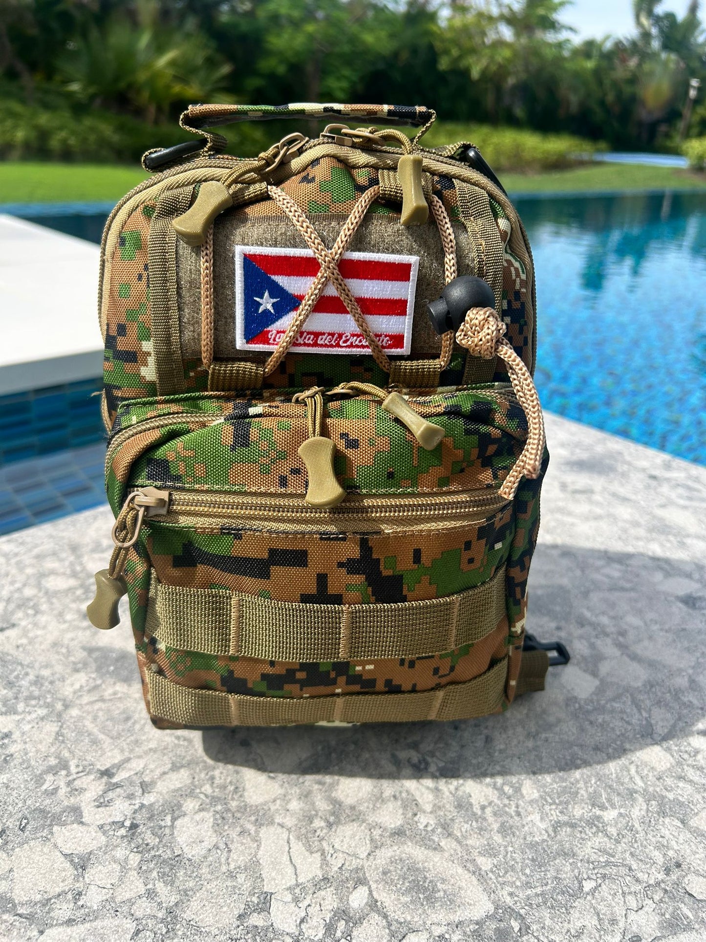 Tactical Shoulder Sling Bag – Small Outdoor Chest Pack for Men, Military Puerto Rico