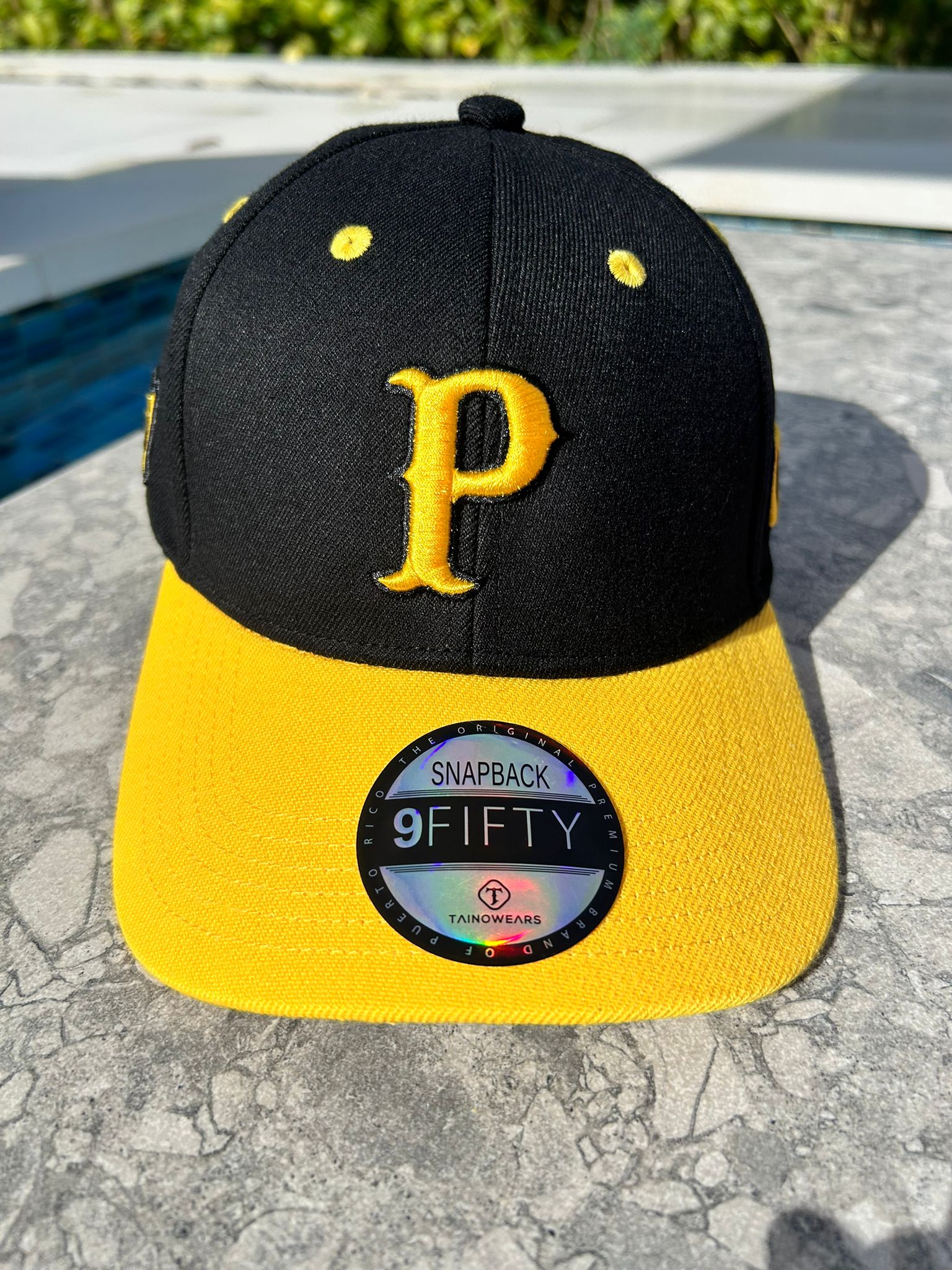 Snapback Hat Black Hat With Yellow P New Era Pittsburgh Pirates
