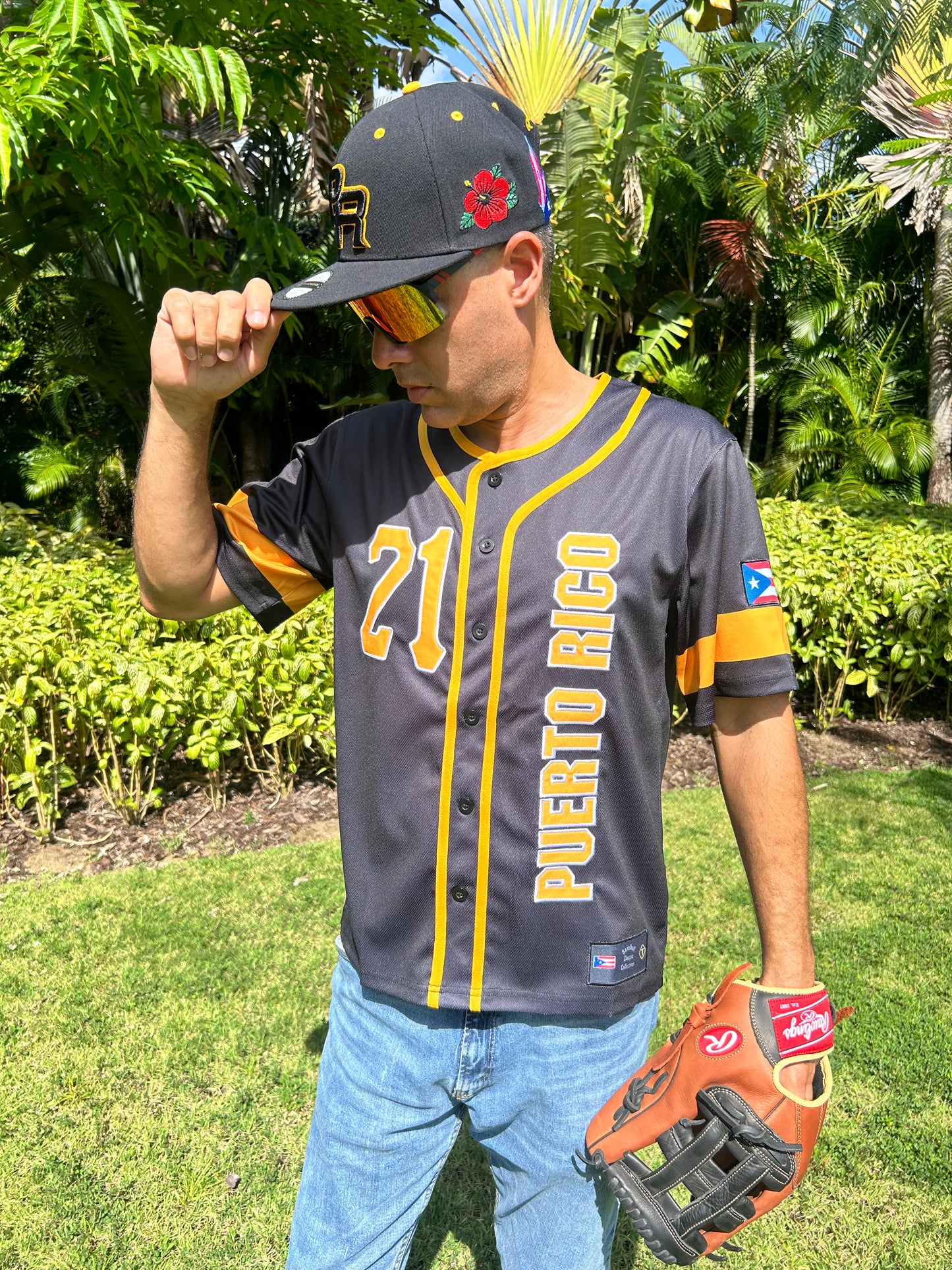 3000 Hits Black Baseball Jersey – Roberto Clemente "The Great One"