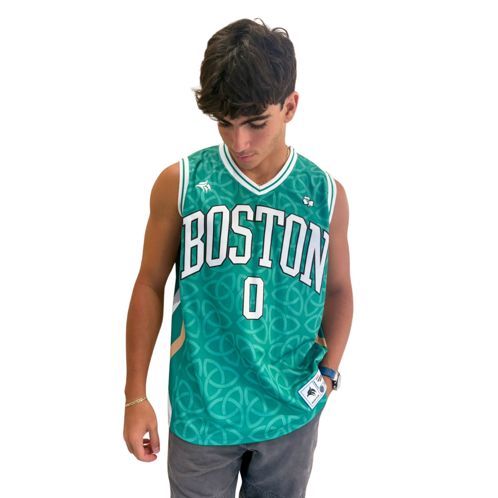 Green Boston Basketball Jersey #0 – Premium Sleeveless Athletic Top