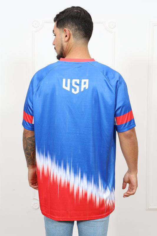 Headz Flex Usa Soccer Jersey  - Classic Version | Lightweight Short Sleeve