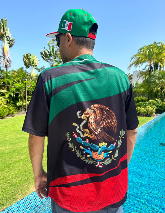 Mexico Baseball Black Jersey – Limited Edition 3D Embroidered #52