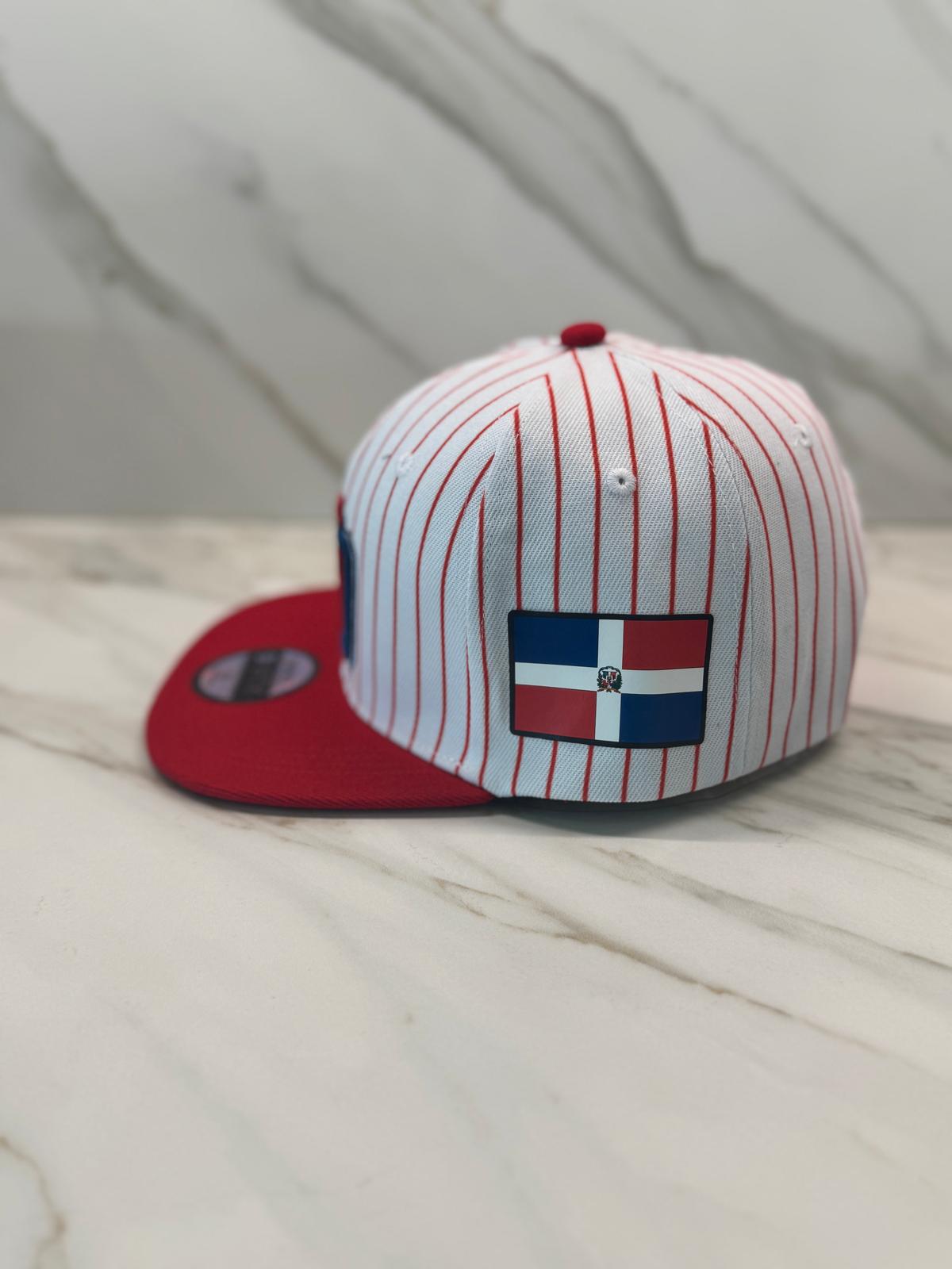 HeadzFlex Republica Dominicana Coat of Arms |Structured Crown, Embroidered , Flatbill