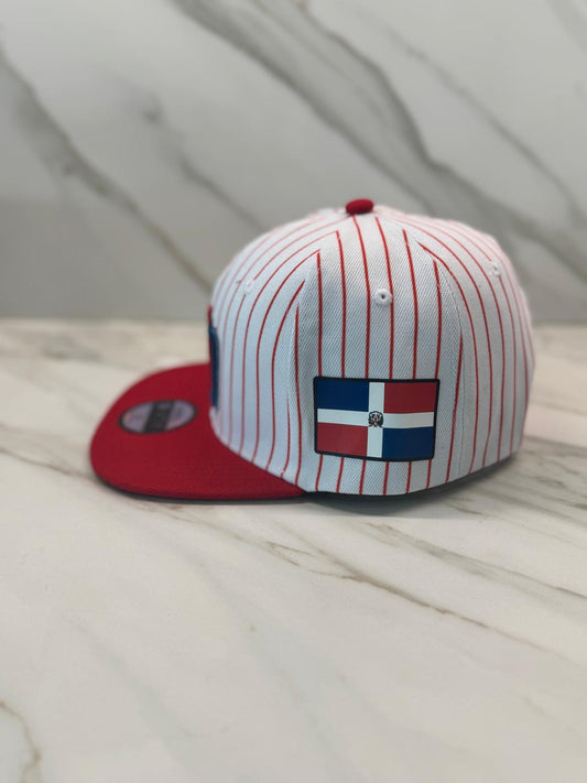 HeadzFlex Republica Dominicana Coat of Arms |Structured Crown, Embroidered , Flatbill