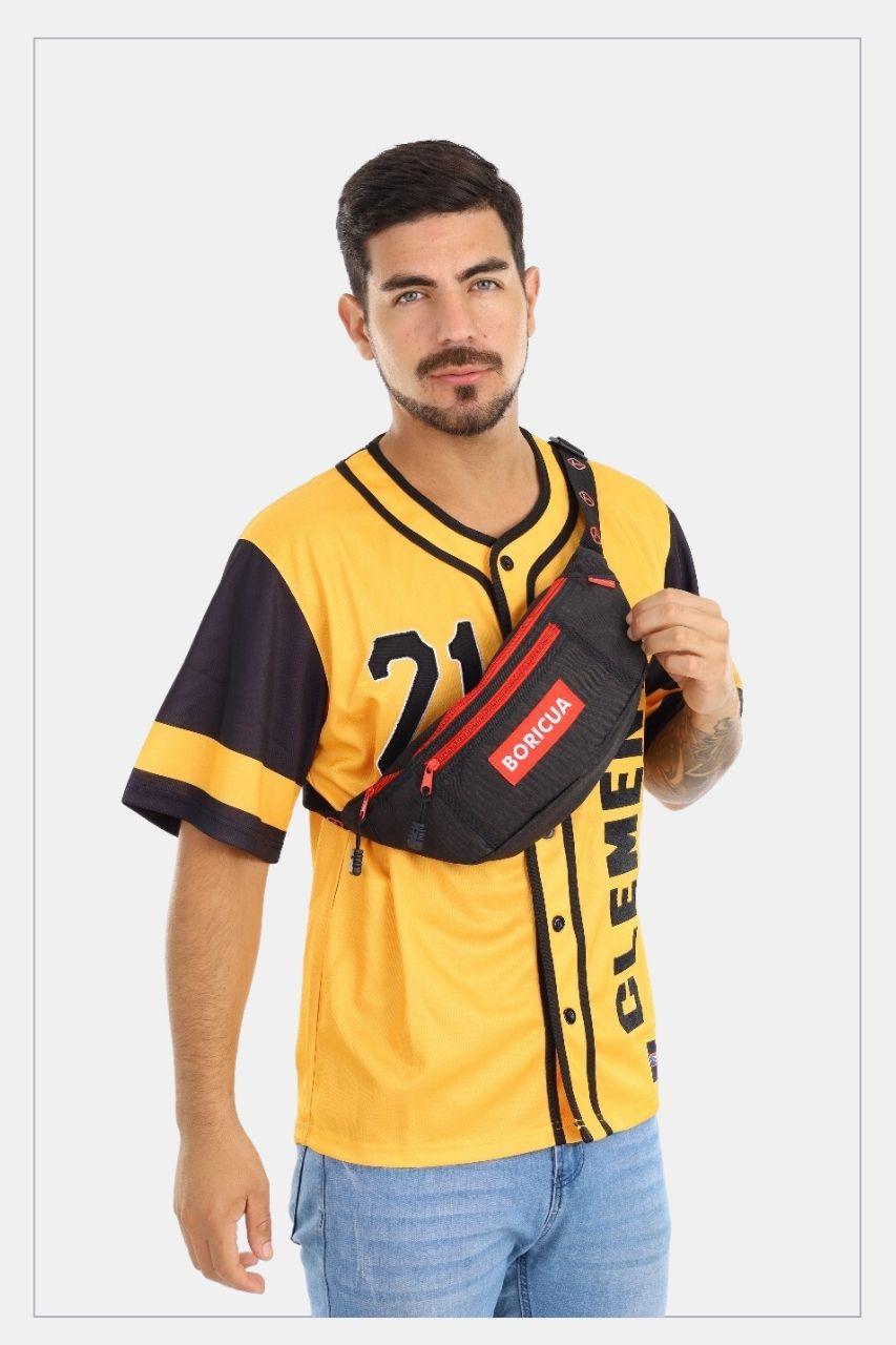 Cross body waist bag Model Boricua waist bag for man - Tainowears NYC