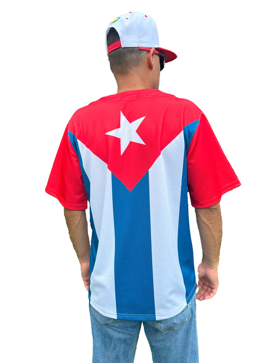 cuba baseball jersey back