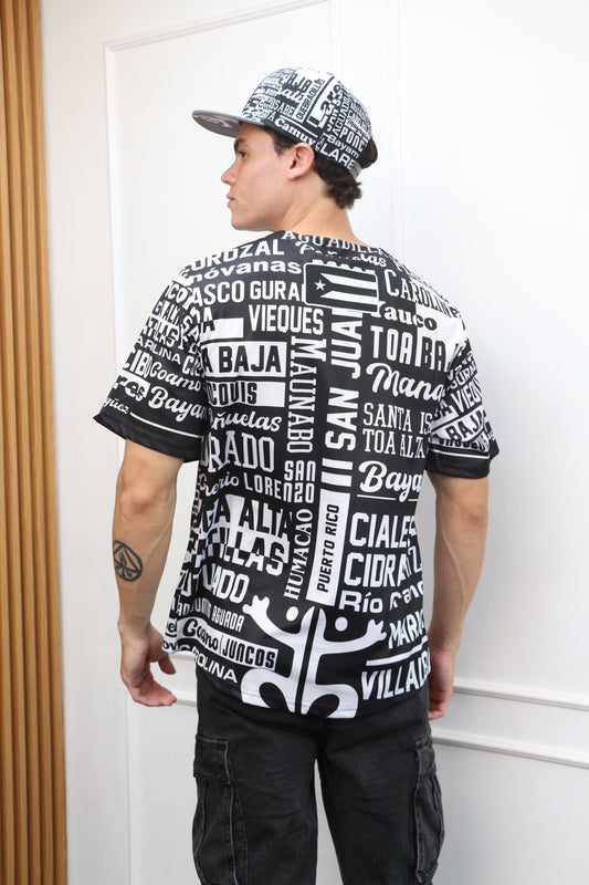 Puerto Rico 78 Pueblos Baseball Jersey - Embroided- Digital Printing