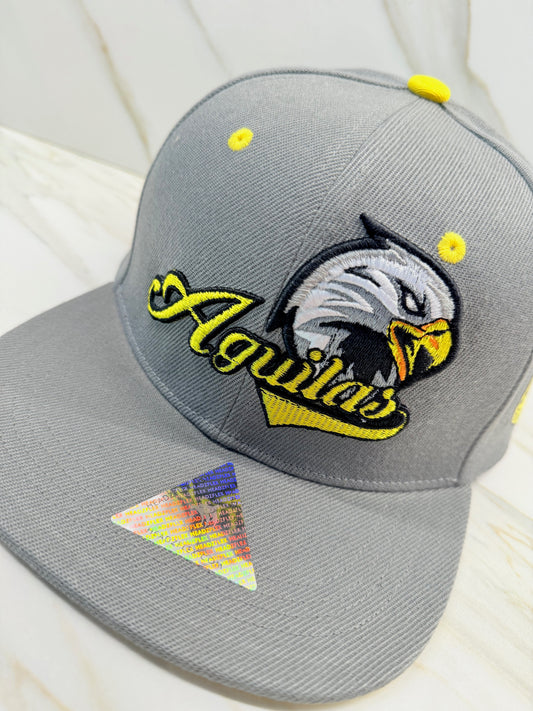 HeadzFlex  Aguilas Cibaeñas | Grey Crown, Embroidered Eagle, Flatbill