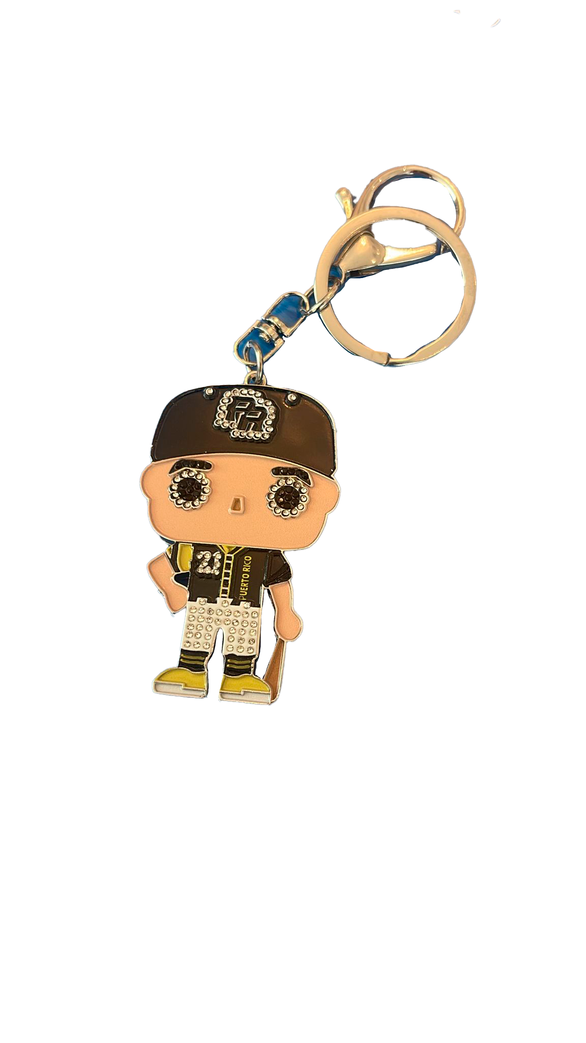 Big headz 21 PR Sparkly Rhinestone Keychain for Men & Women, Key Chains Gift for Girls, Cute Bling Purse Charm, Backpack & Car Key Accessories