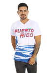 Puerto Rico Las Olas Blue T-Shirt – El Morro & Wave Design