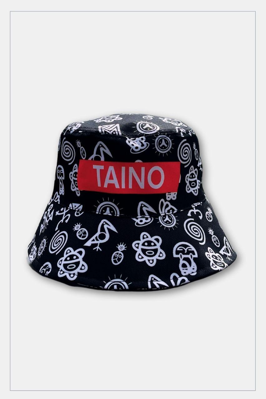Puerto Rico Bucket Hats Black Taino - Tainowears NYC