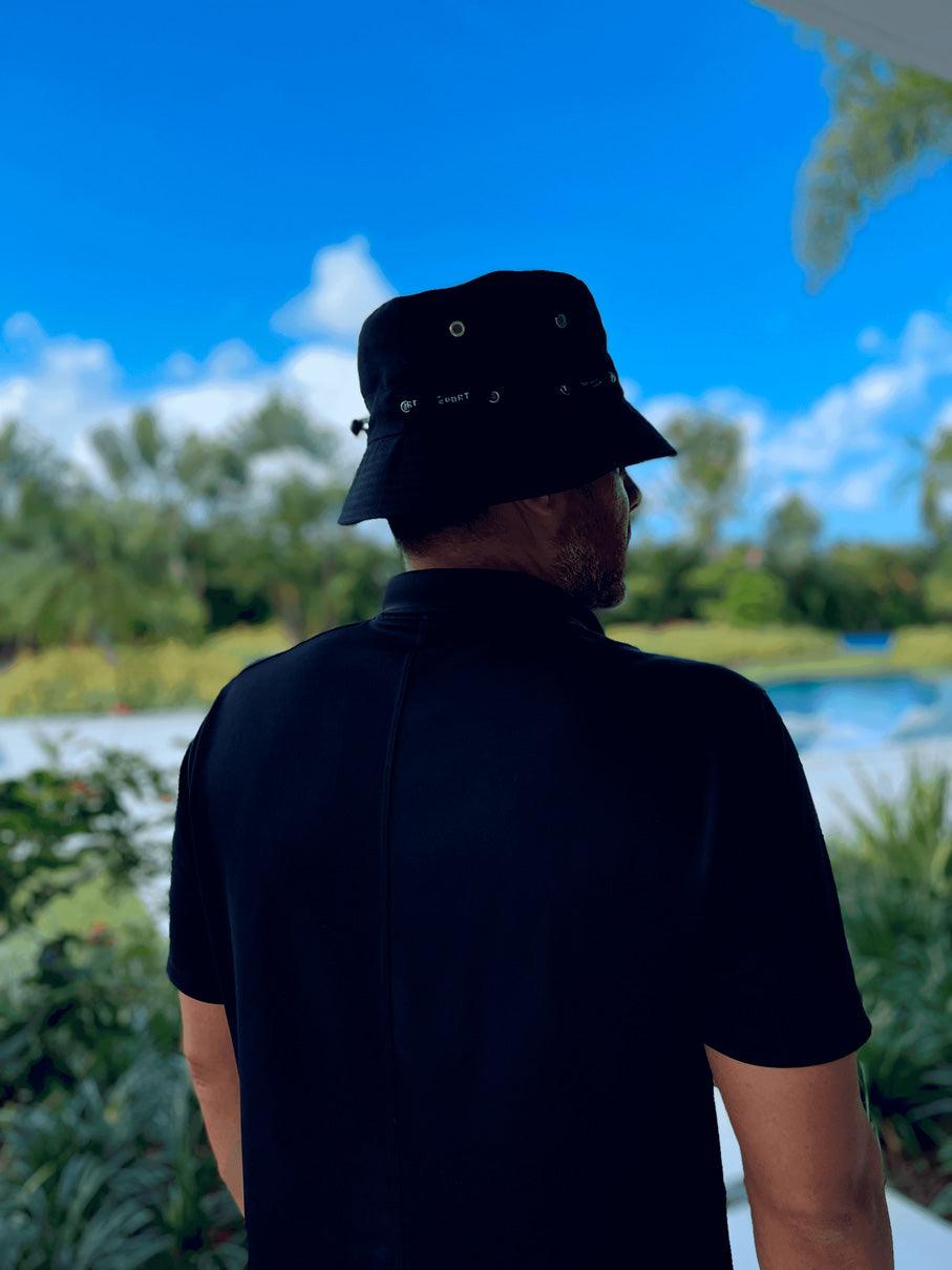 Puerto Rico Bucket Hats Black, Unisex, Polycotton - Tainowears NYC
