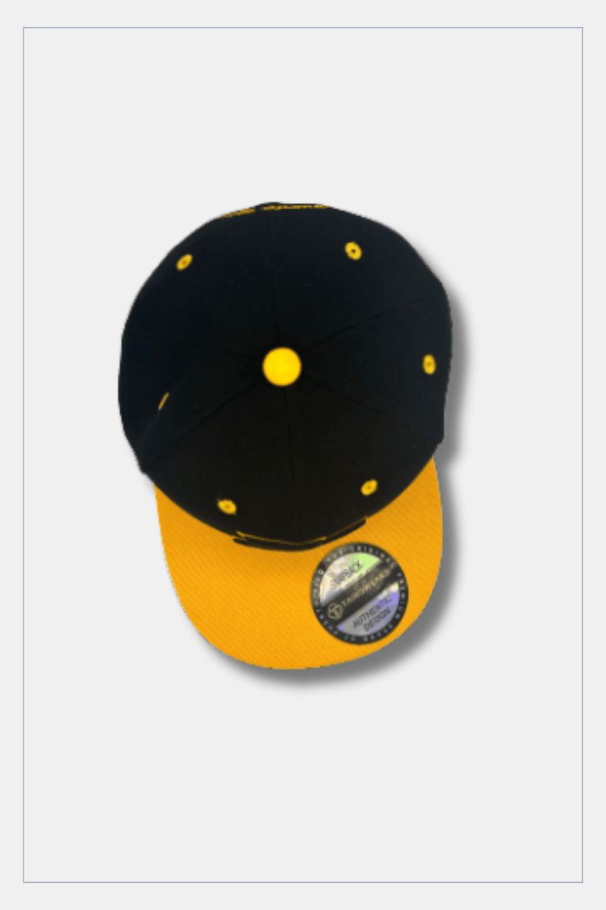 Puerto Rico Caps Exclusive Design 21 Flag Golden Black Yellow - Tainowears NYC