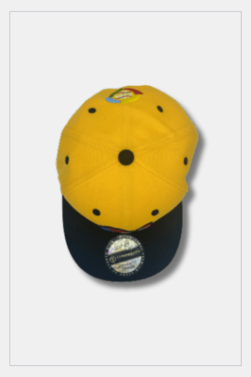 Puerto Rico Caps Exclusive Design 21 Yellow Black - Tainowears NYC