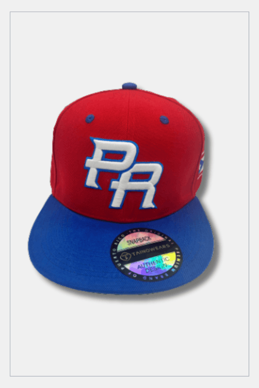 Puerto Rico Caps Red Blue PR Exclusive Design - Tainowears NYC