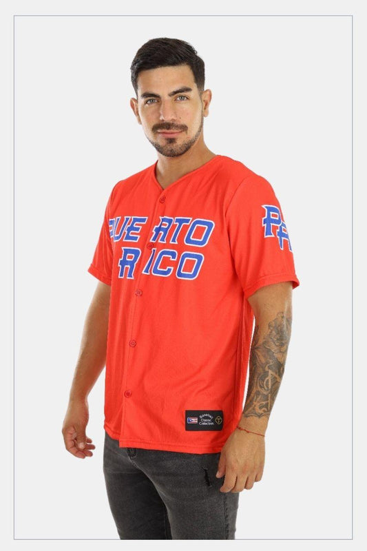 Puerto Rico Jersey Boricua 21 Red - Tainowears NYC