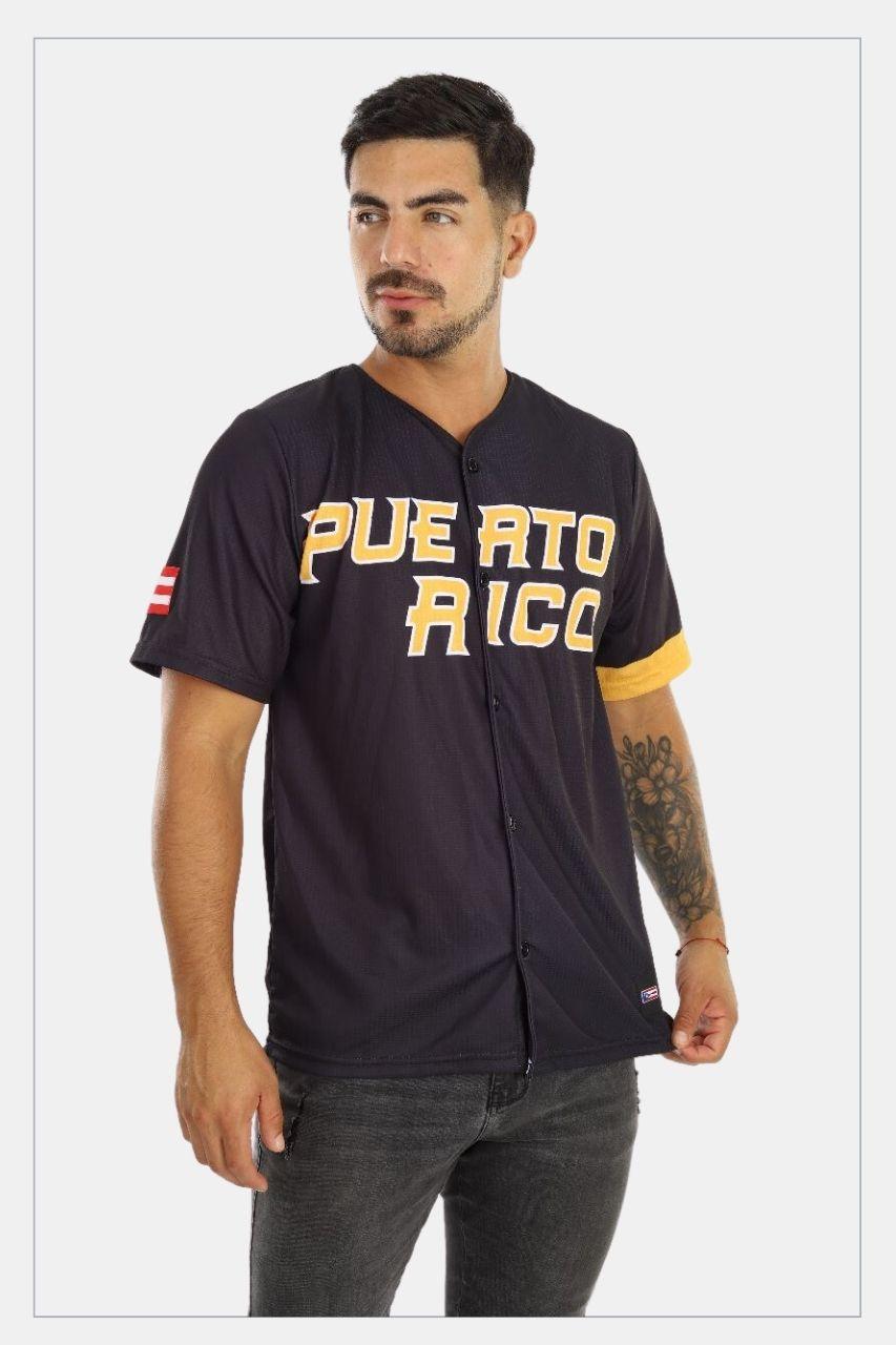 Puerto Rico Jersey PR Clemente Black - Tainowears NYC