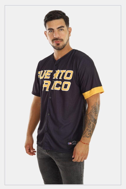 Puerto Rico Jersey PR Clemente Black - Tainowears NYC