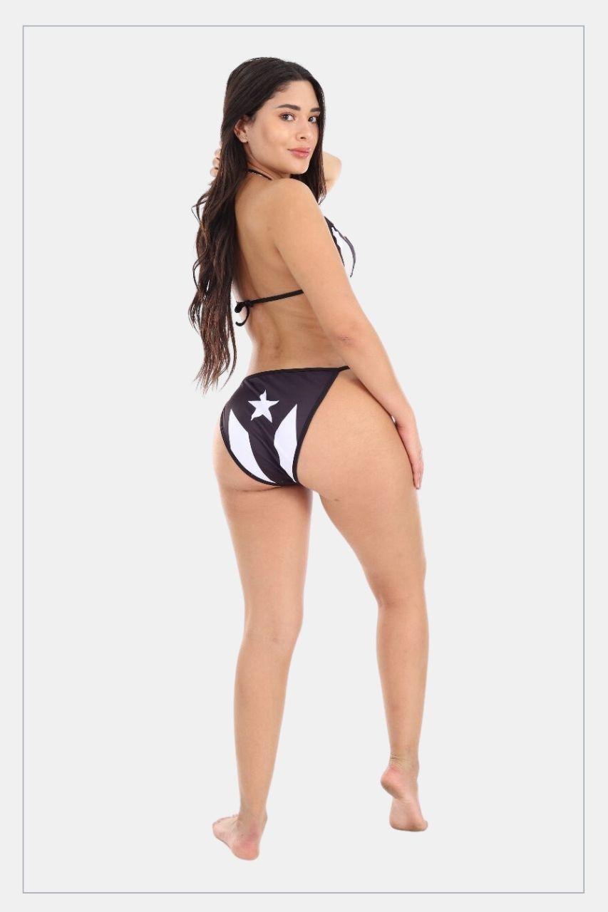 Women two pieces swinsuit Puerto Rican Blackout - Pre Order - Tainowears NYC