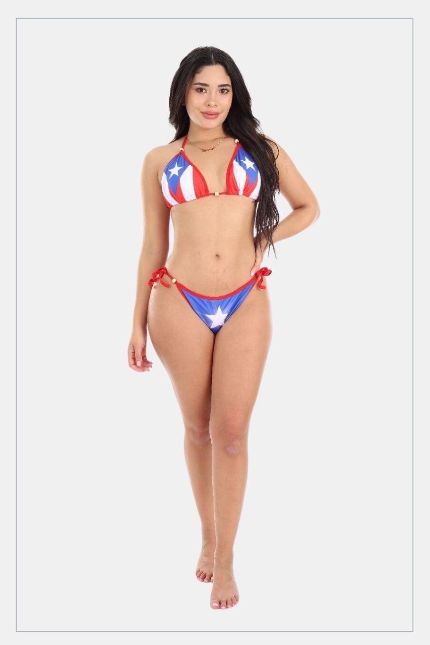 Women two pieces swinsuit Puerto Rican Classic - Tainowears NYC