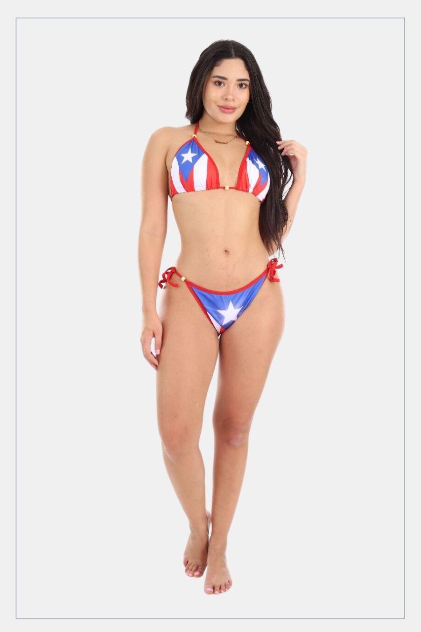 Women two pieces swinsuit Puerto Rican Classic - Tainowears NYC
