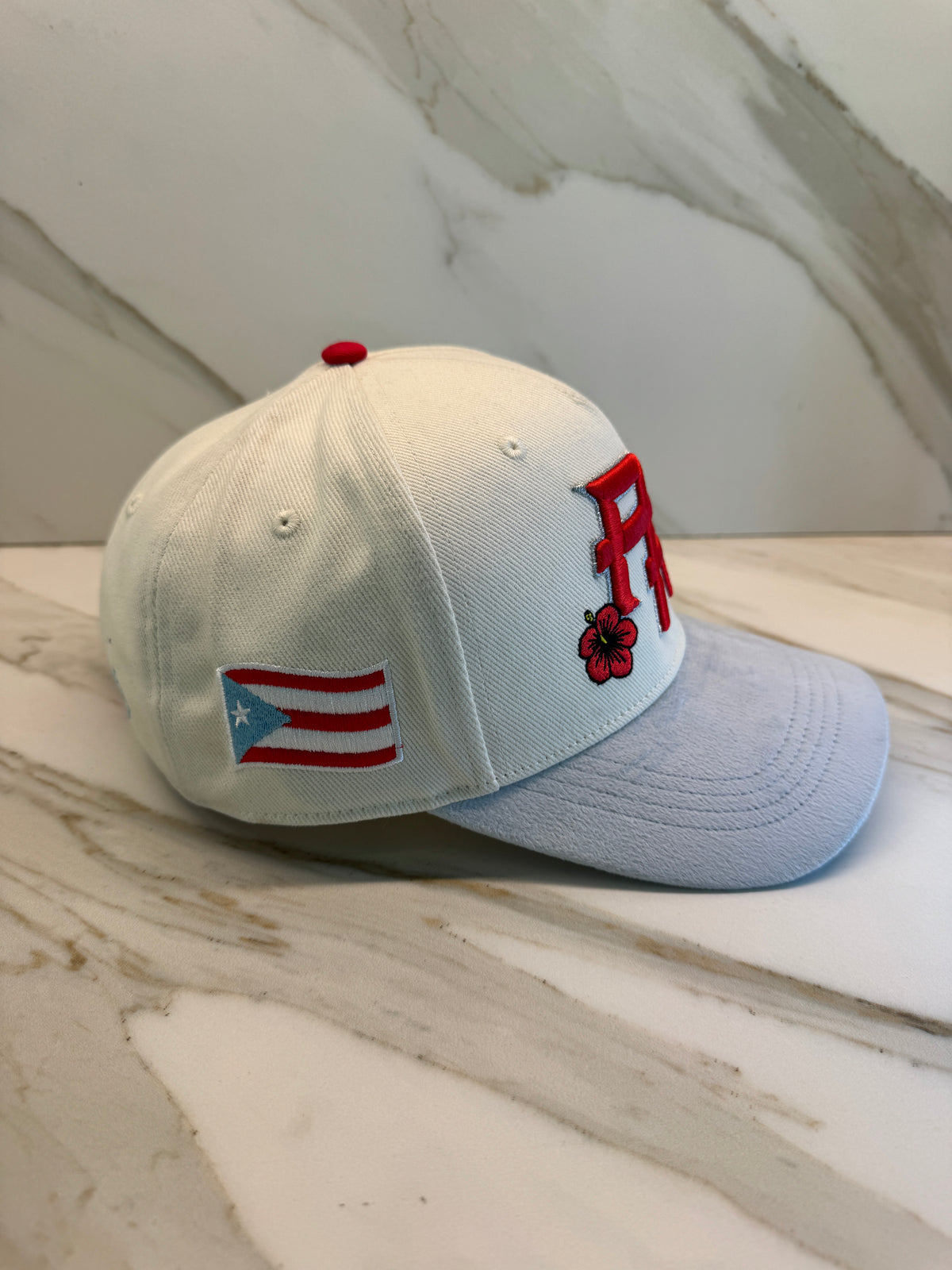 Puerto Rico  Encanto PR Flor de Isla  PR Velvet Collection ivory Sylver
