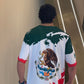 Mexico Embroidered Baseball Jersey –  Eagle Design, Unisex #52