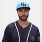 Puerto Rico Caps TURQUOISE-BLACK PR Black Flag